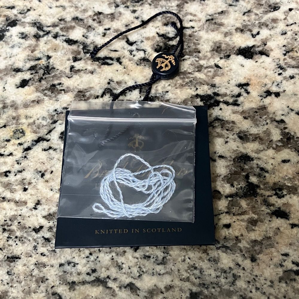 Blue Brooks Brothers Italian Cashmere Thread